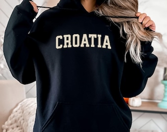 Croatia Hoodie Sweatshirt, Croatia Country Shirt Gift for Men or Women, Croatian Shirt