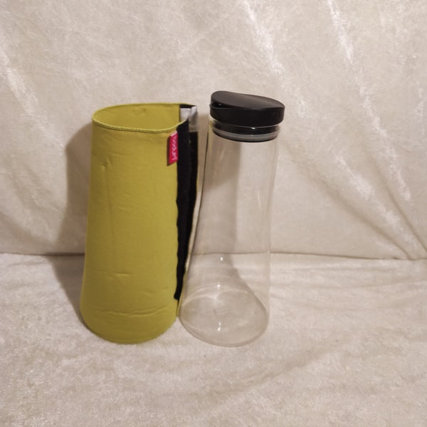 Bodum glass carafe with cooler or warmer cover