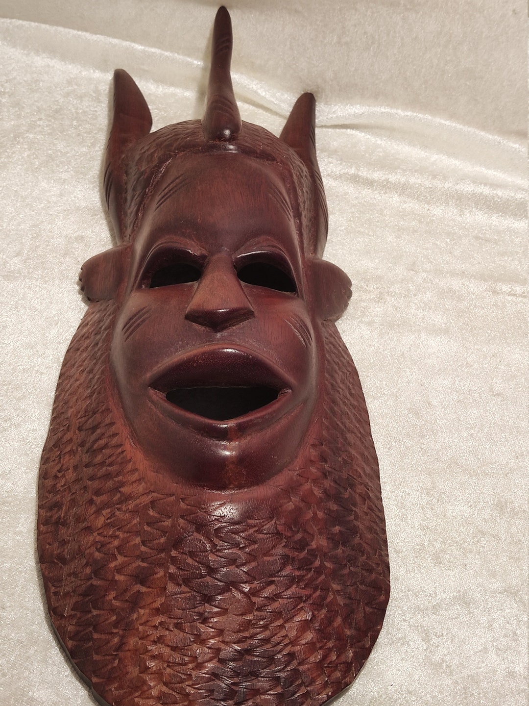 The Rite Masks Carving Head Mask African or Similar Cult Rite Wall Mask Figure Wood ...