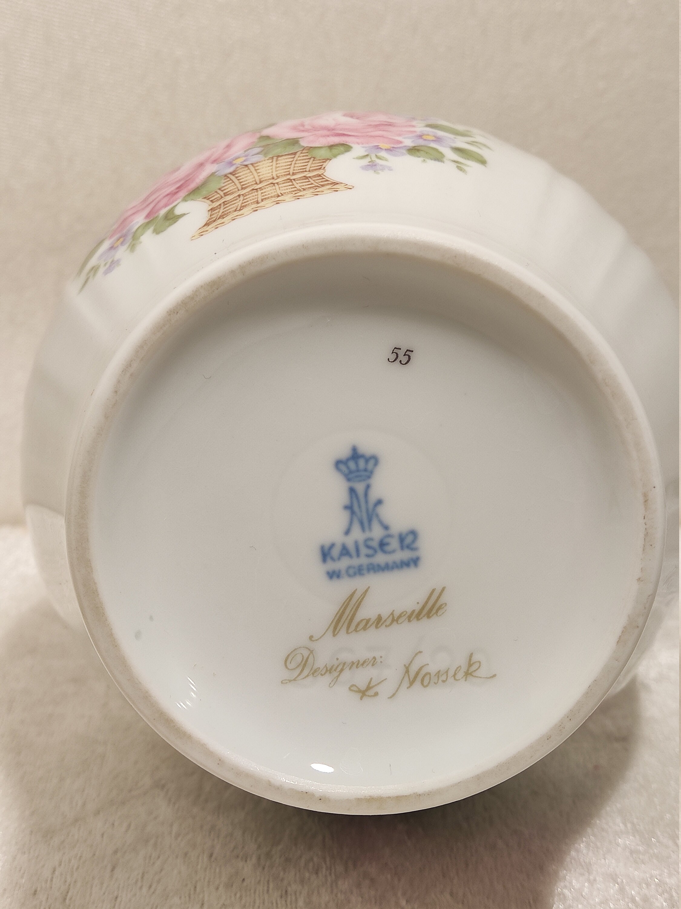 Porzellan Vase Kaiser AK W.Germany Marseille Design Nossek Etsy