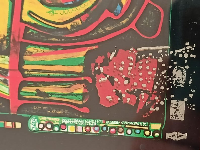 Hundertwasser Picture,friedensreich Hundertasser the Eye, Color Print