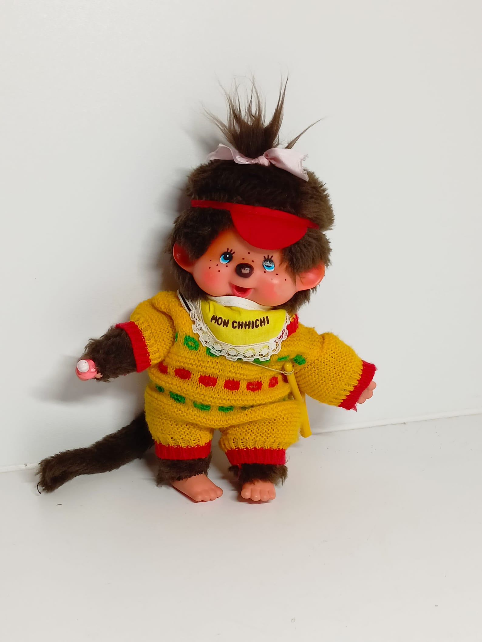 Monchhichi designed 1974 by Futagonomonchhichi Sekiguchi stuffed toy Japan 70s collectible figure rare vintage toy made in Japan 74