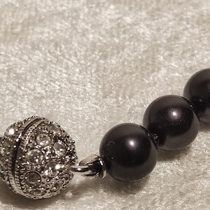 Jewelry black bracelet balls with magnetic clasp vintage chain jewelry chain metal necklace women&#39;s necklace