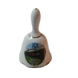 Bell Ostseebad Kühlungsborn vintage table bell hand bell porcelain bell