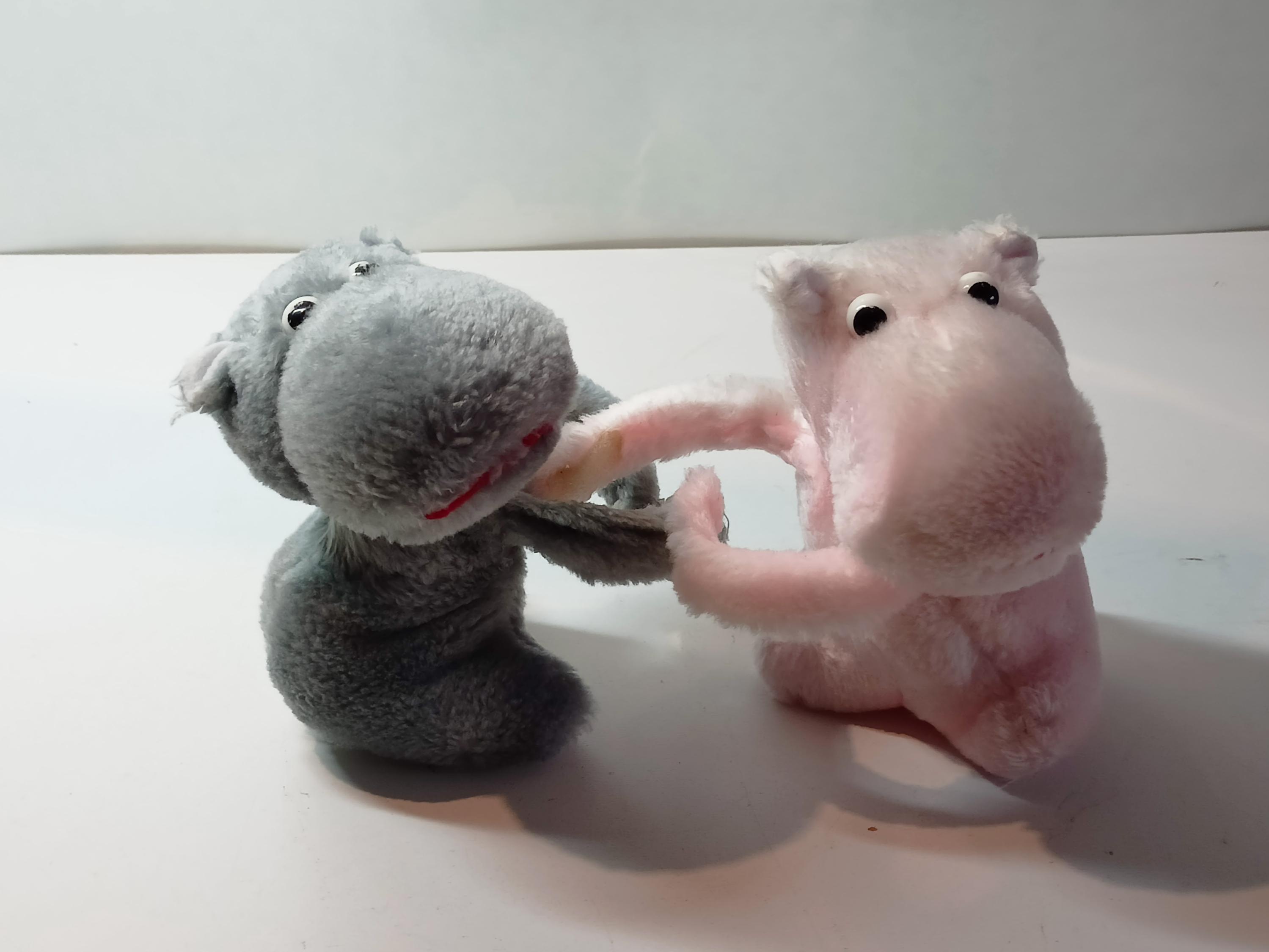 Plüschtier Nilpferd – Liegend & Schlafend – Ca. 20 Cm Lang – Kuschelweich, Für Kinder & Babys