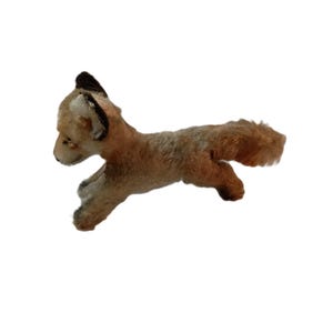 Steiff Xorry Fox 22 Cm Mohair Beige Brown Vintage Plush Toy With