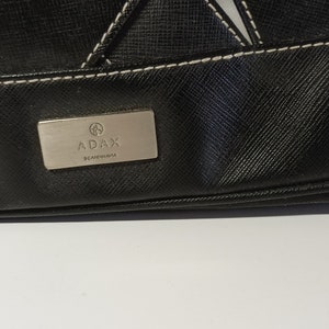 Adax Bag, borsa shopping, borsa shopping con interno removibile, borsa, Adax Copenhagen, utensili, pelle e tessuto, donna, vintage immagine 10