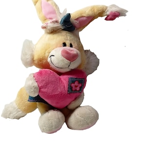 Mimihopps plush figure by Diddl Mouse, Original Depesche, Vintage Collector&#39;s Item