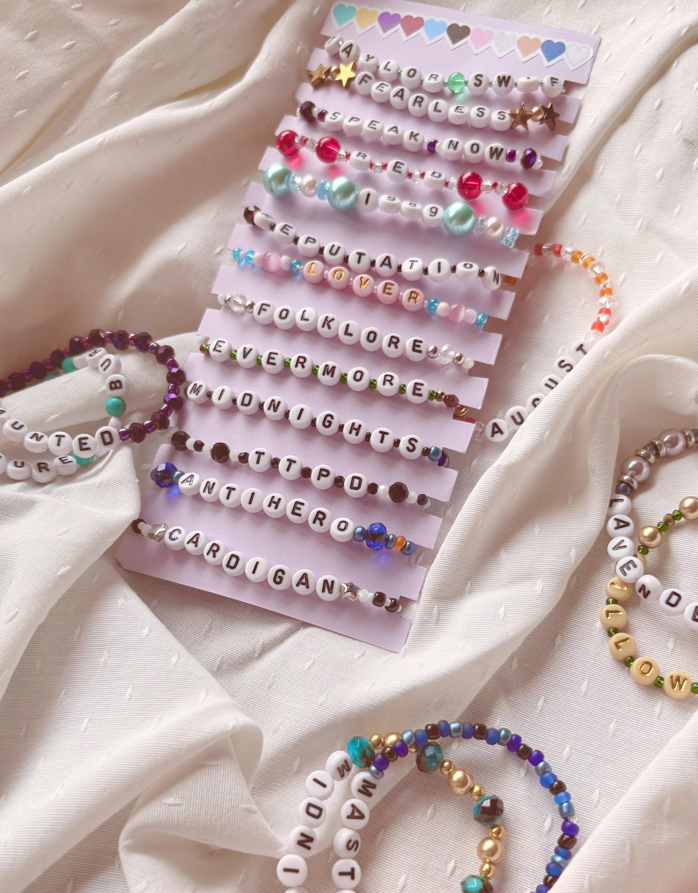 Set of 13 Friendship Bracelets - Random Eras Set - Etsy