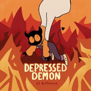 depressed demon comic zine