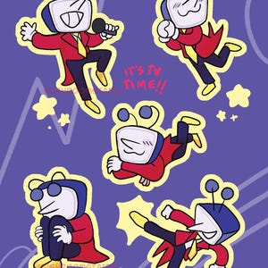 tenna tv time sticker sheet