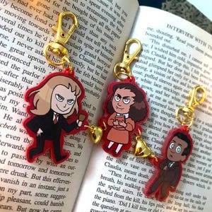 IWTV double-sided connecting keychains