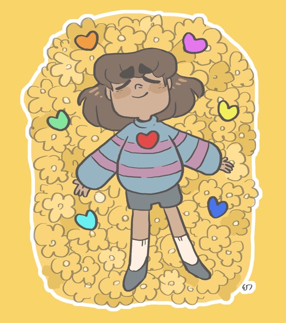 Frisk Undertale Sticker Etsy