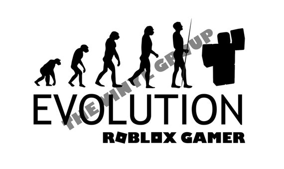 Roblox Evolution Roblox Gamer Svg And Jpeg For Etsy - roblox svg roblox birthday roblox shirt roblox printable etsy