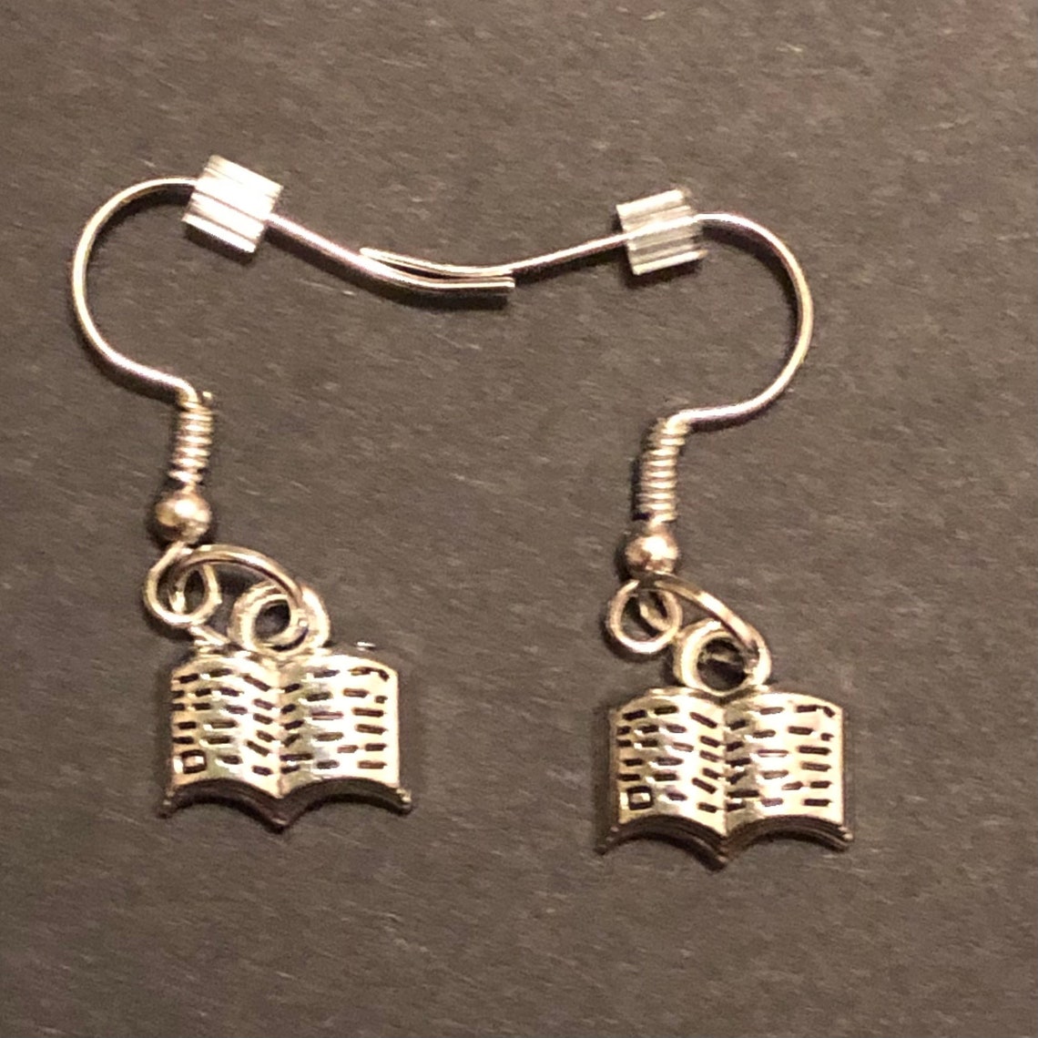Book Earrings Etsy