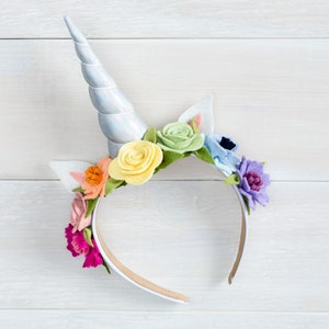 Deluxe Rainbow Unicorn Headband