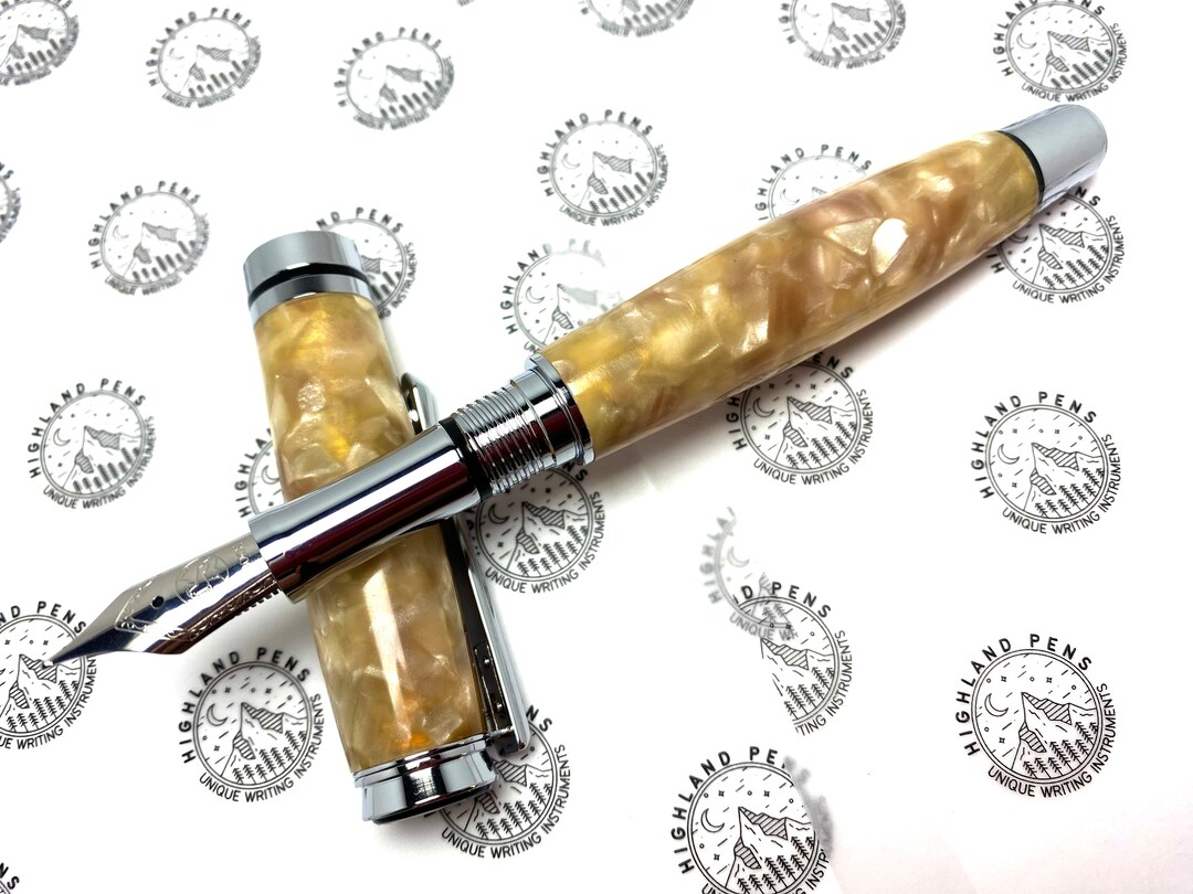 Fountain Pen Peter Bock Nib Conway Stewart Vintage Opal