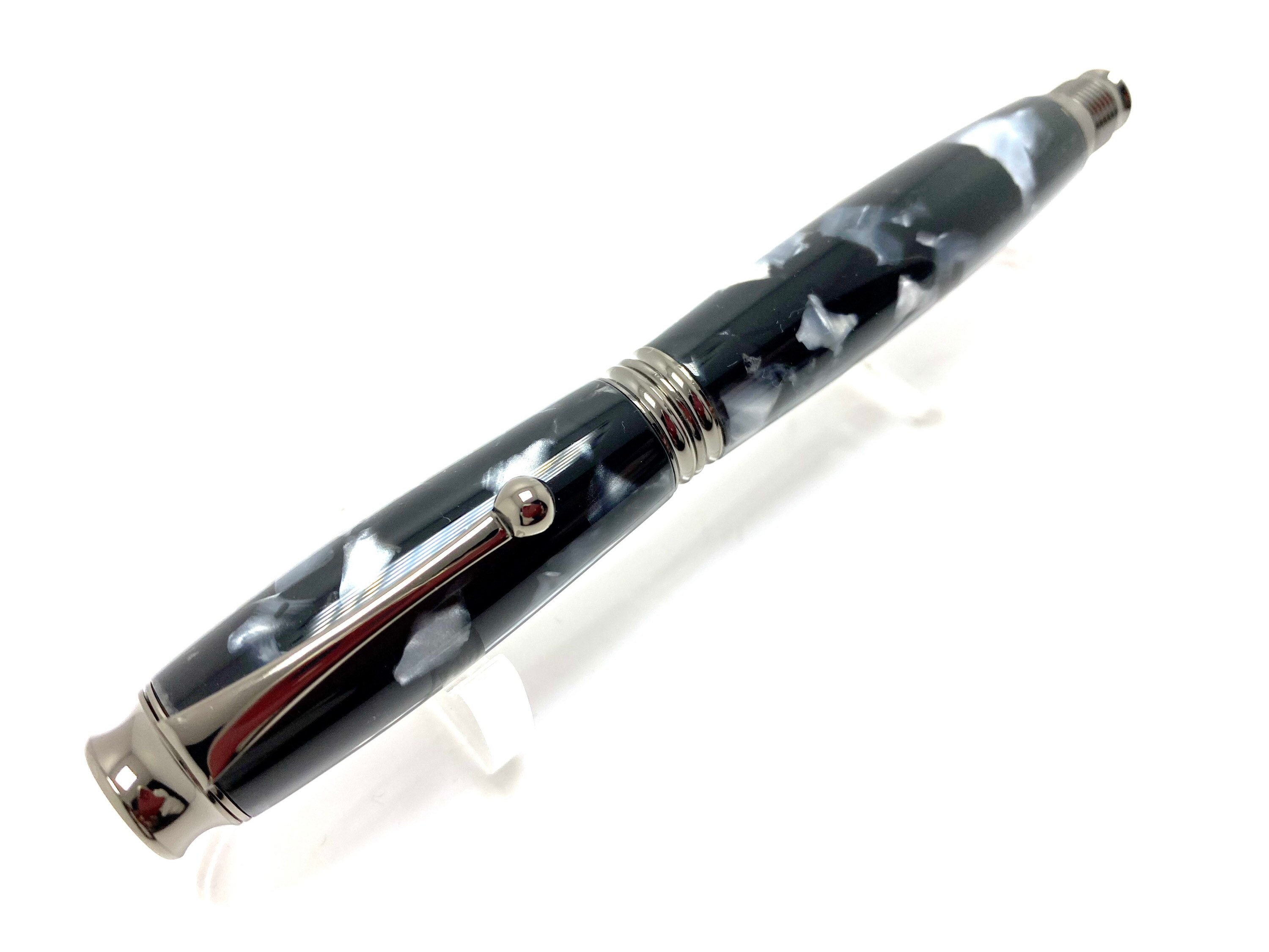 Conway Stewart Black Ice Rollerball Pen | Etsy