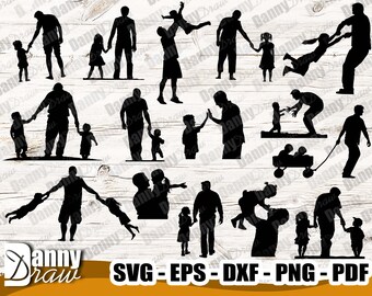 Free Free 218 Father Daughter Silhouette Svg SVG PNG EPS DXF File