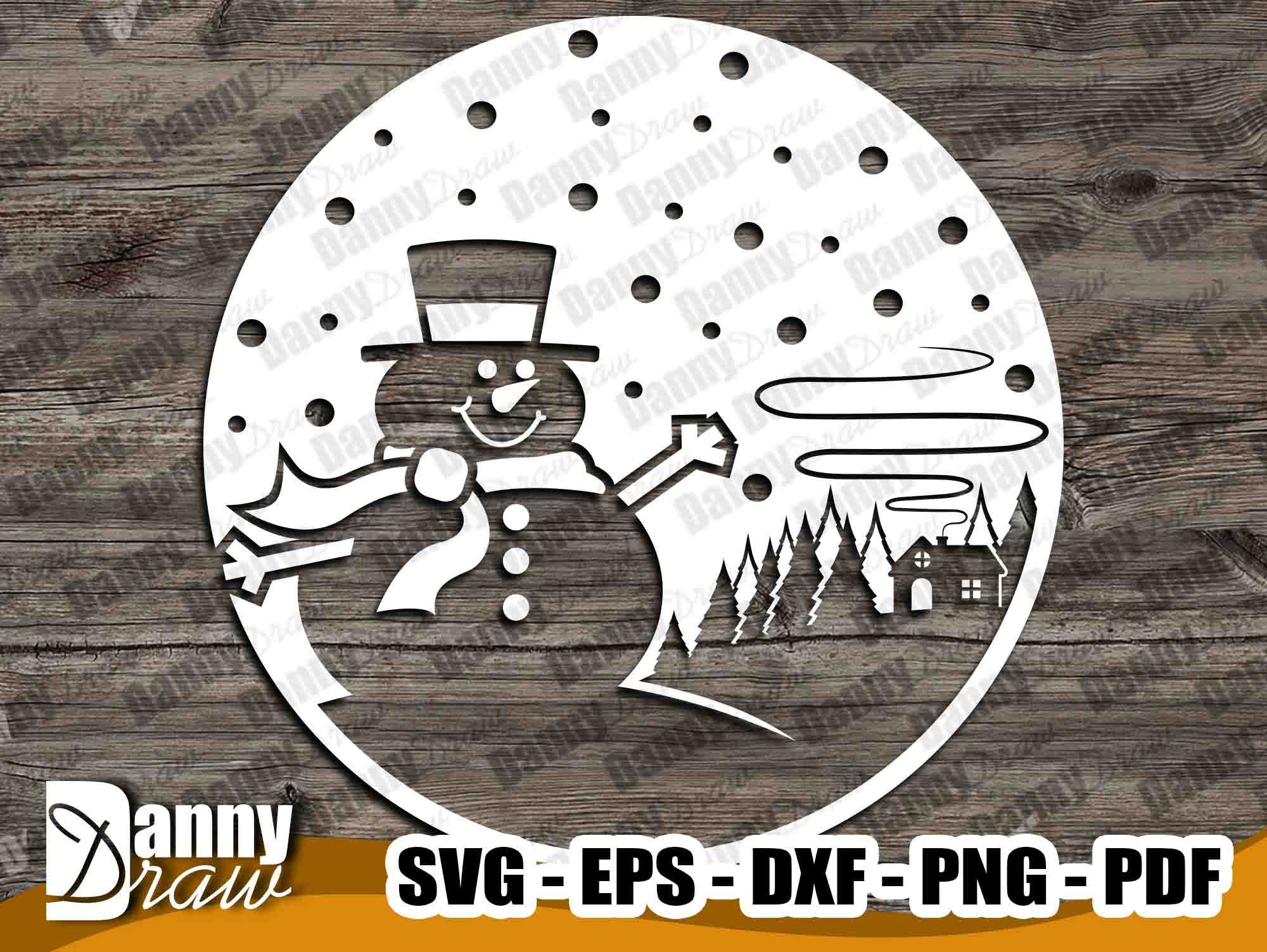 Download Christmas Scene svg snowman christmas snow globe svg | Etsy
