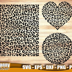 Leopard svg, Leopard Print, Cheetah Print, Animal Print, Leopard print svg, Instant Download, Cricut, Silhouette, Cut File, DD0090