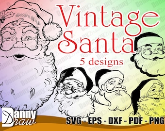 Santa svg, Christmas svg , Santa face svg, DD0038