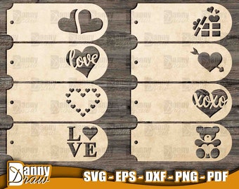 Valentine's Day, Tags Svg, Gift Tags, Tag Svg Bundle, Love tags, Label Svg, Tags For Cricut, Decorative Tags Svg, Heart tag, DD0101