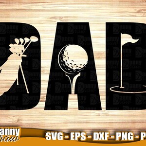 Dad svg, Golf DAD svg, Vatertagssvg, Sport dad svg, Dad life svg, DD0140