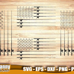 Vara de pesca svg, bandeira de pesca svg, bandeira americana svg, pesca de robalo svg, pesca dos EUA svg, DD0076