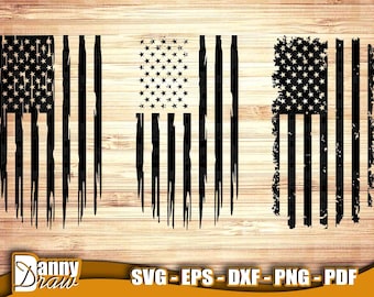 Svg drapeau en détresse, svg drapeau américain, svg drapeau Grunge, 4e de Juillet svg, Svg patriotique, USA Flag svg, US Flag svg, DD0067