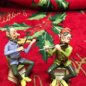 Tiny Elves with Musical Instruments