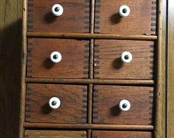 Eight Drawer Spice Cabinet