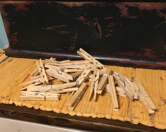 29 Wood Clothes Pins