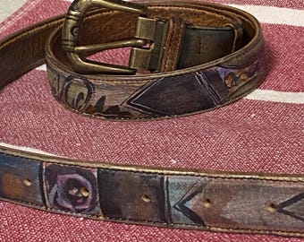 Girls  Leather  Belt