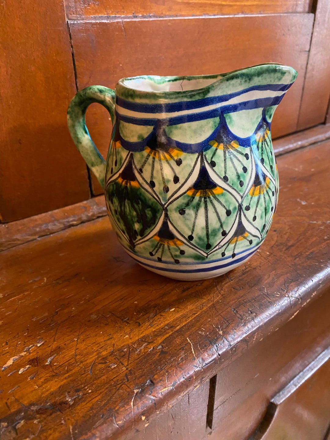 Small Colorful Pitcher - Etsy