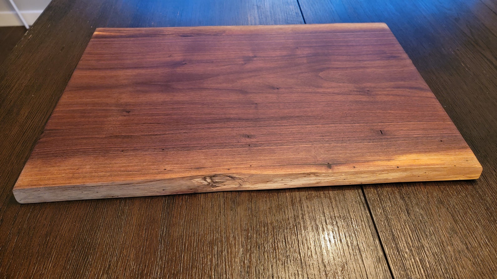 Large live edge black walnut cutting board Etsy