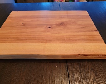 live edge ash wood cutting board/serving tray