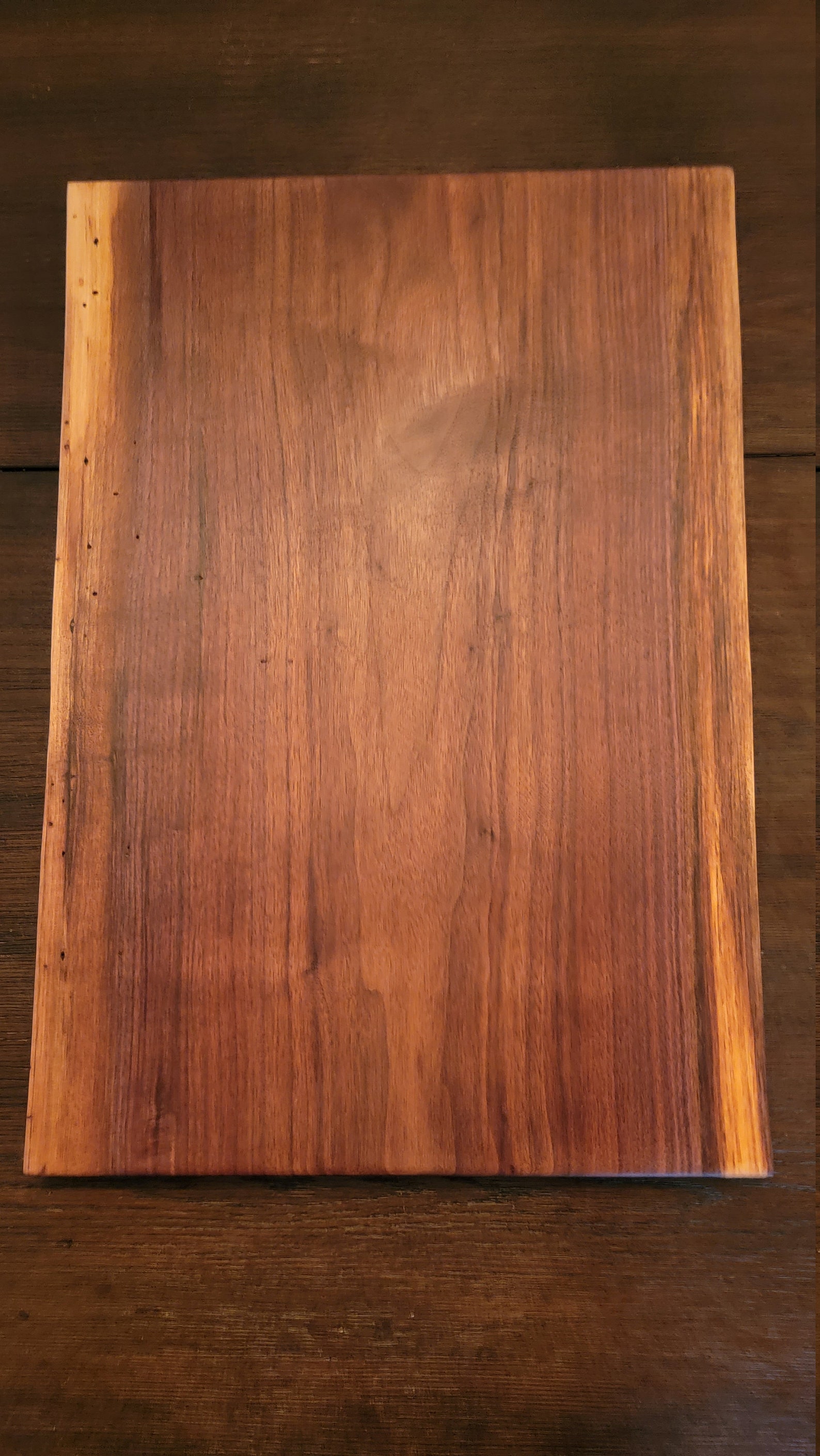 Large live edge black walnut cutting board Etsy