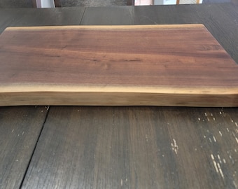 Black Walnut Live Edge Cutting Board