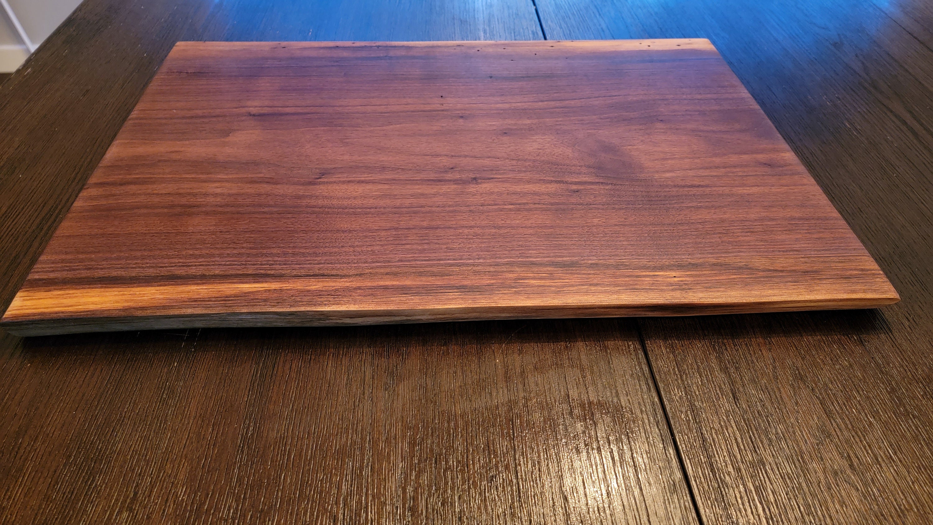 Large live edge black walnut cutting board Etsy