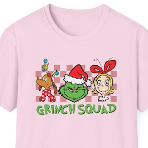Grinch Squad Unisex T-Shirt, Merry Grinchmas, Christmas Gift, Cindy Lou Shirt, Grinch Lover Tee