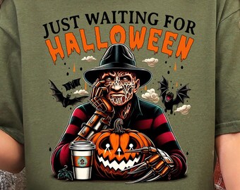 Halloween Starbucks Horror Characters Unisex T-Shirt, Trick or Treat Tee, Spooky Coffee Shirt, Fall Fashion Top, Scary Movie Lover Gift
