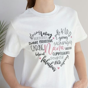 Trendy Nana Shirt:A Heartfelt Gift for the Most Important Person in Your Life&quot;