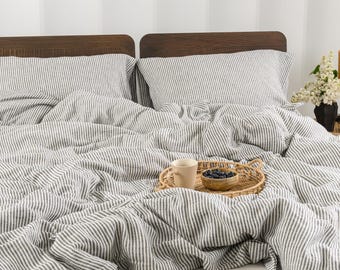 100% natural organic linen: duvet cover , linen bedding set in various colors queen, king, twin sizes linen home textiles, Wedding Gift