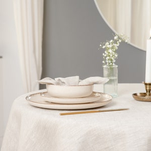 Linen Tablecloth with napkins