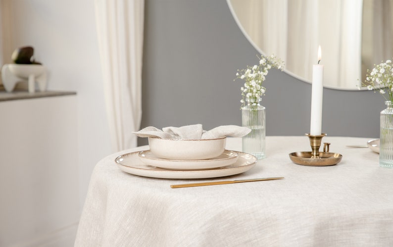 Linen Tablecloth with napkins