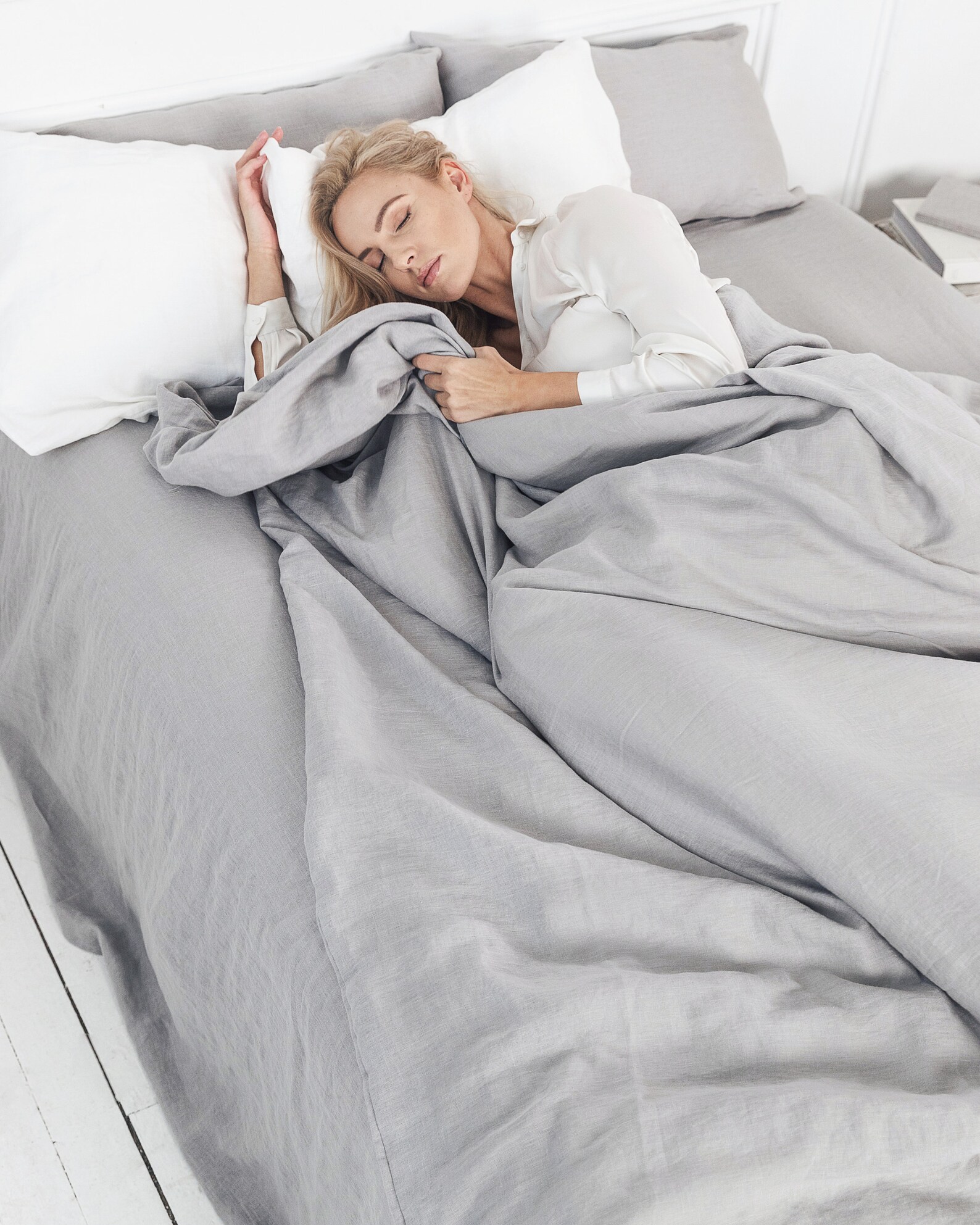 100 Linen Duvet Cover With Zipper Closure Linen Bedding Etsy