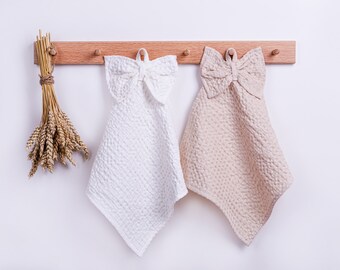 Waffle hand towels for the bathroom in various colors bath towels spa towel gift for her Christmas gift