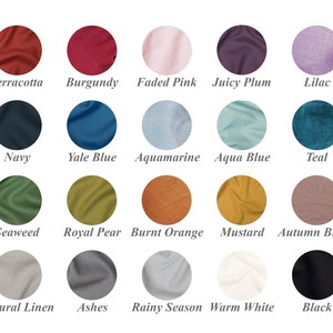 Linen weighted blanket color swatch
