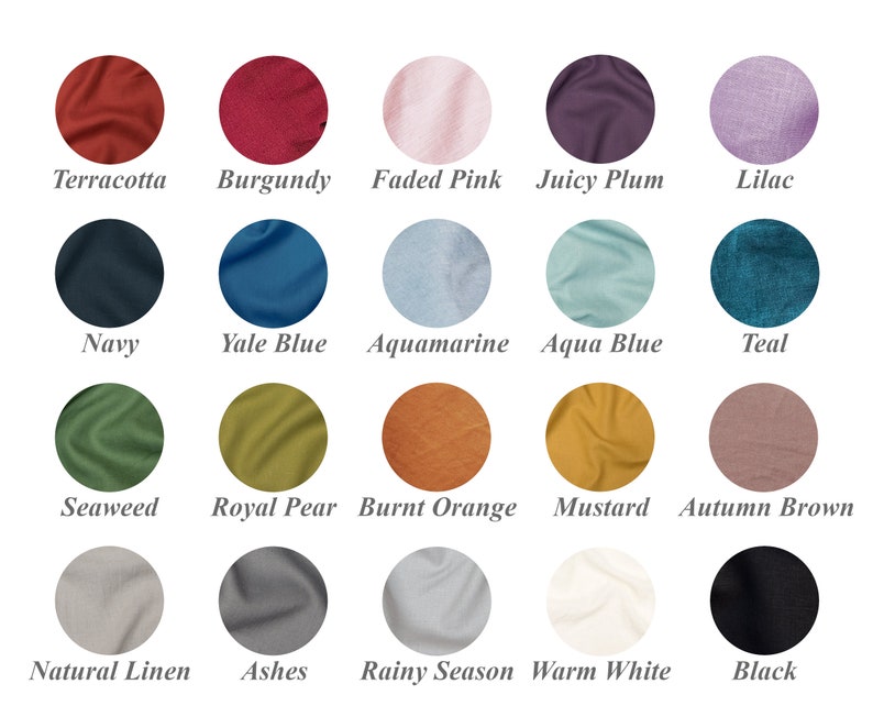 Linen weighted blanket color swatch